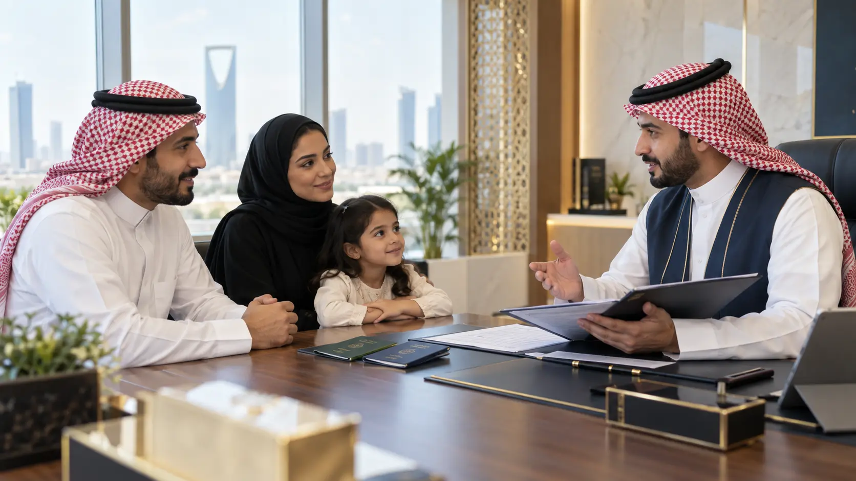 استخراج موافقة لزوج مقيم